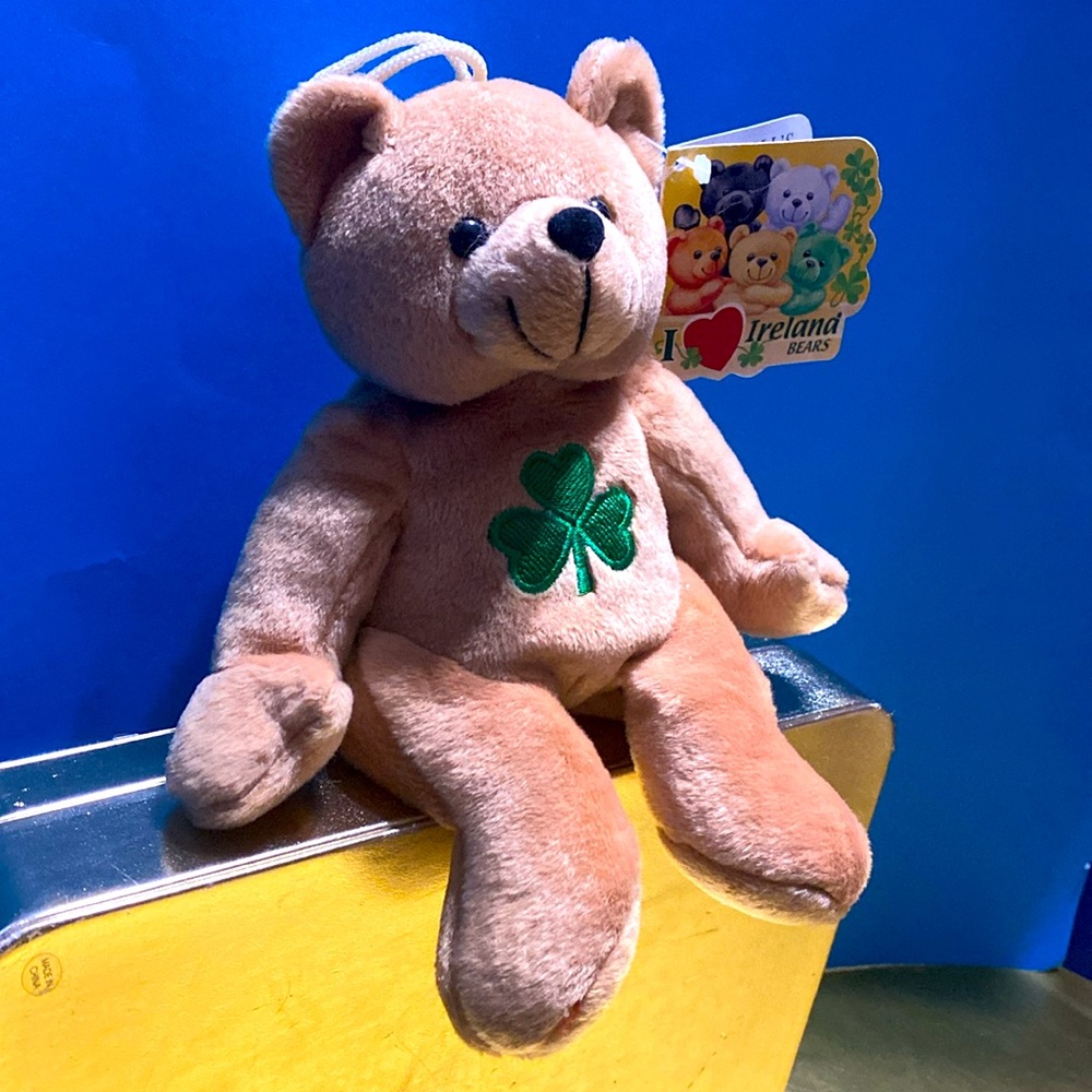 I Love Ireland Teddy Bear Plush Imported Dublin Ireland Carrol’s Irish Gifts 8” - Picture 12 of 15